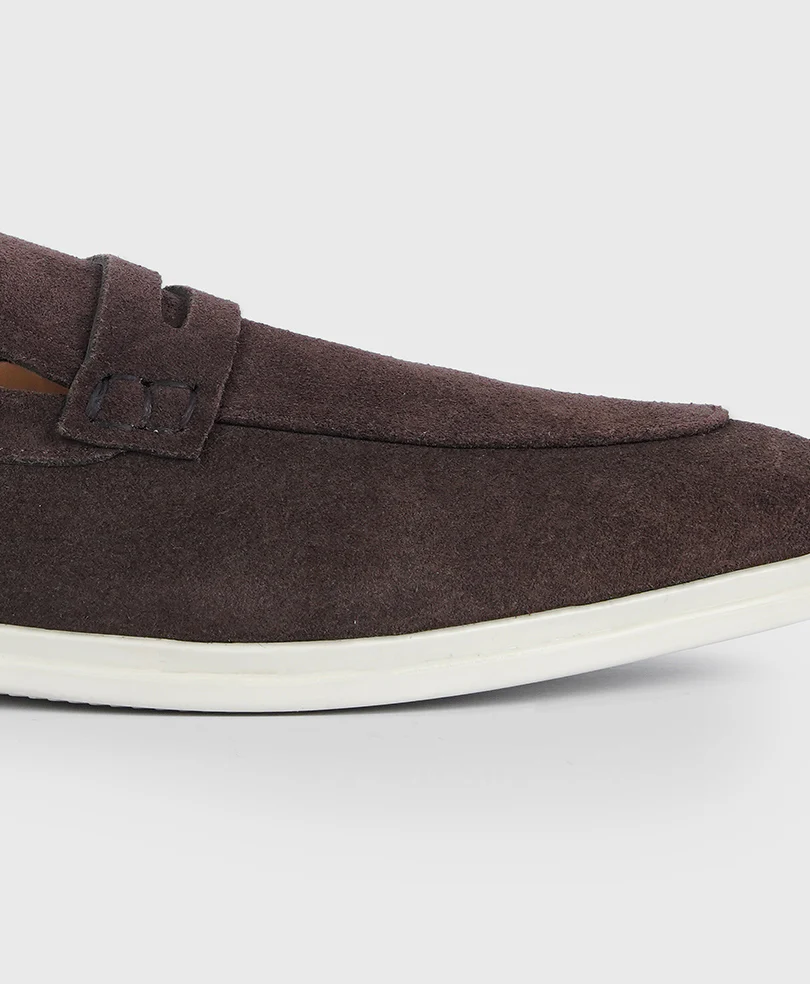 Suede Loafer Mocha Shoes - Image 6