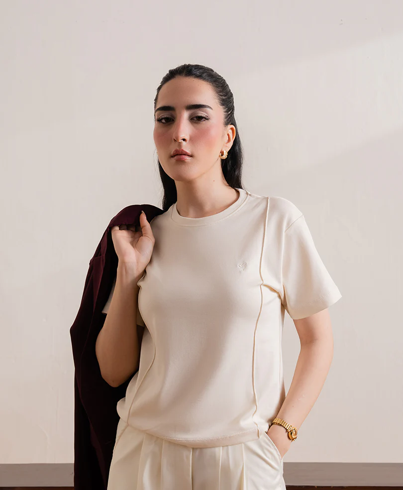 Tofu Pleated Crew (Women) - Image 4