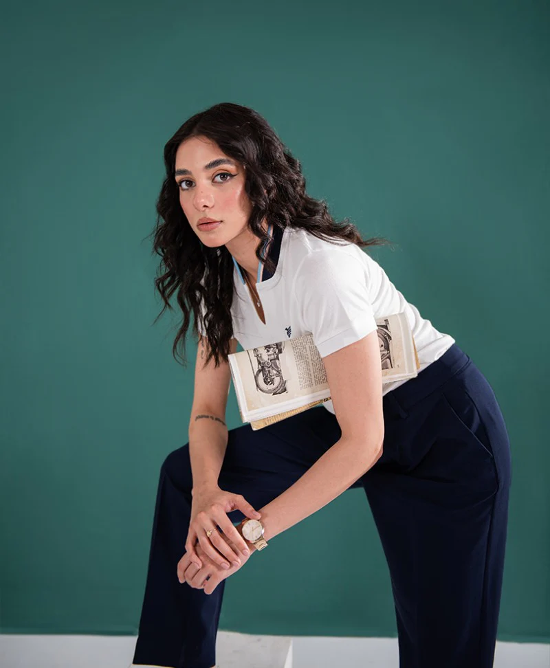 White Sports POLO (Women) - Image 7